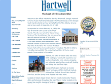 Tablet Screenshot of hartwell-ga.info